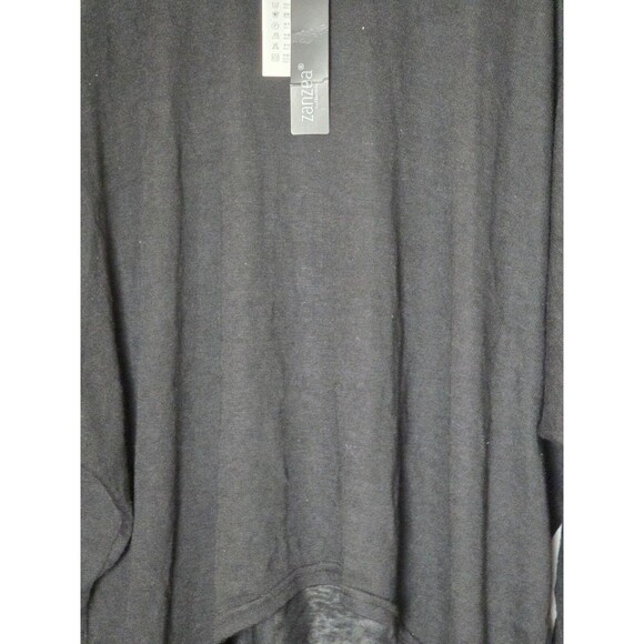 Black Cowl Neck Pullover Sweater 3XL Women’s Lightweight Knit Top Plus Size - Picture 7 of 8